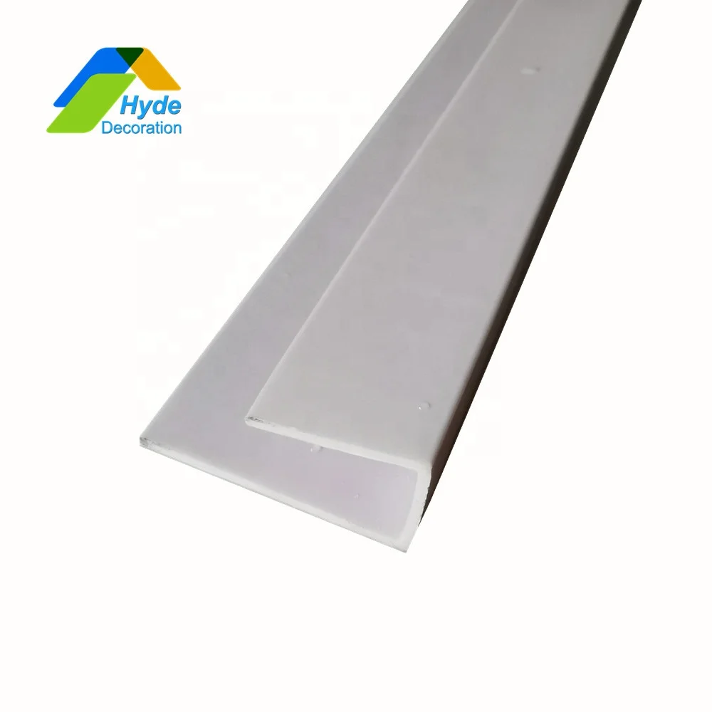 Waterproof 7 Joint Edge White Finishing U Style Plastic PVC Profile