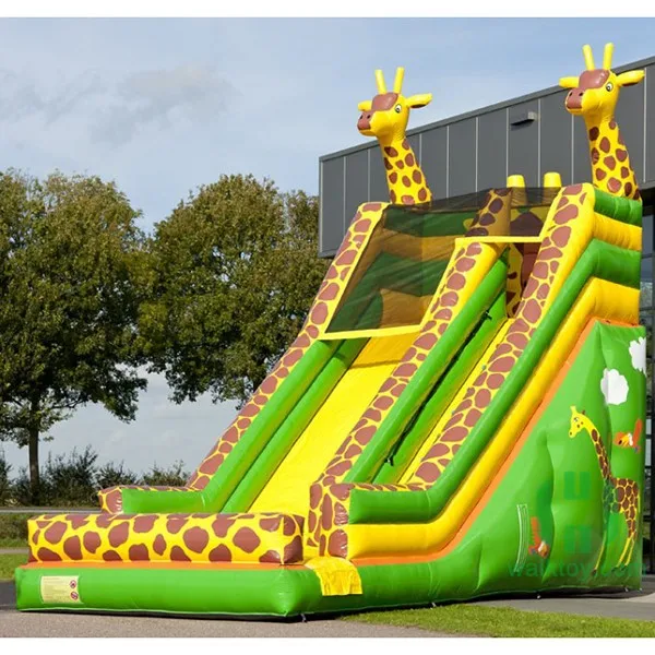 hot sale Customized game 0.55mm PVC giant inflatable water slide for adult