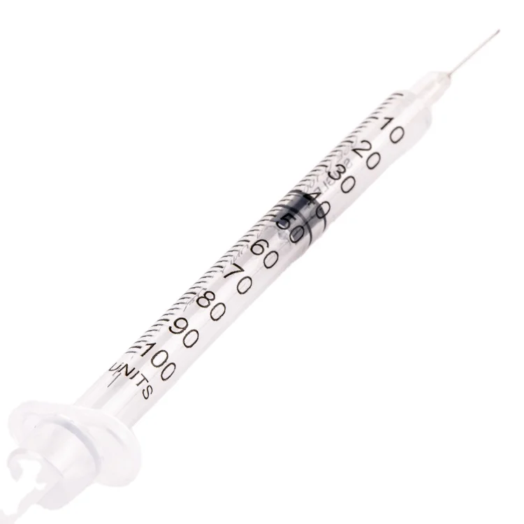 
Medical Products Instrument Disposable Ordinary Large Injection Safety Luer Lock Syringe 1ml Retractable Syringe  (1600247555045)