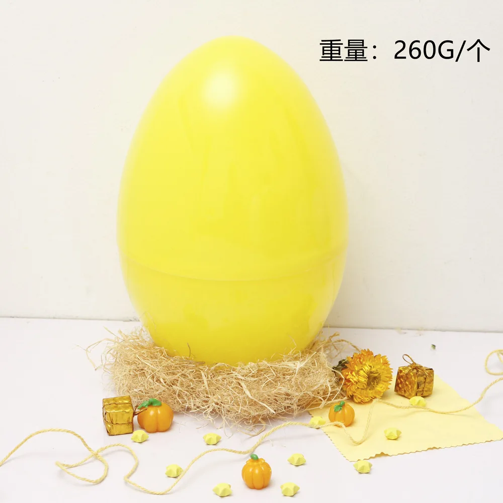 Ready to Ship Jumbo Fillable Bright Plastic Easter Eggs for Easter Decoration and Fishing Available in Various Sizes