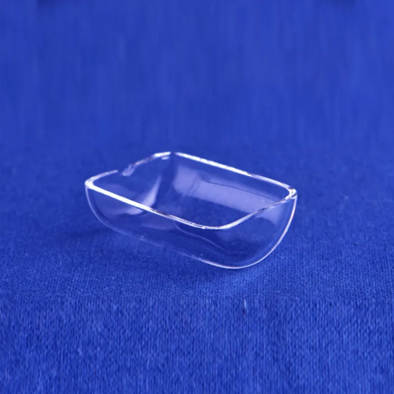 Clear Quartz Glass Boat High Purity Silica Solar Quartz Boat for lab