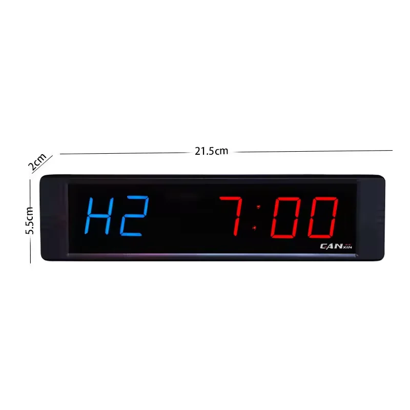 Factory sales Mini LED Wireless Sport Training Magnetic Fitness Crossfit Workout Battery Portable Gym Interval Timer Clock