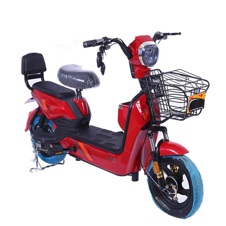 Factory Direct Sales 14 Inch Adult Electric City Bike 350W 48V LEAD ACID Battery Cheap Electric Scooter Bike