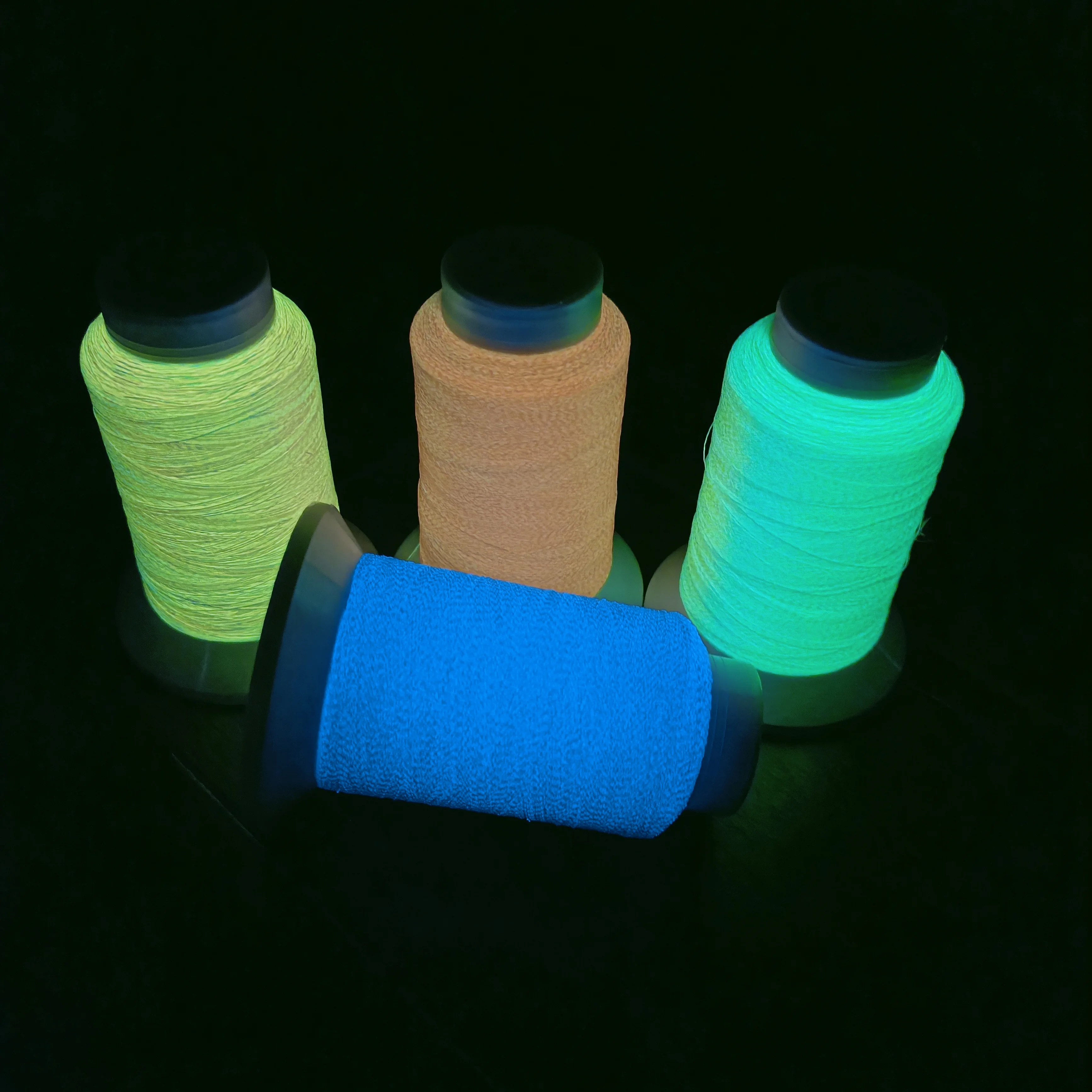 Glow In The Dark Thread 12 Colors Huge Spool 150D 3000 Yards For Sewing Embroidery