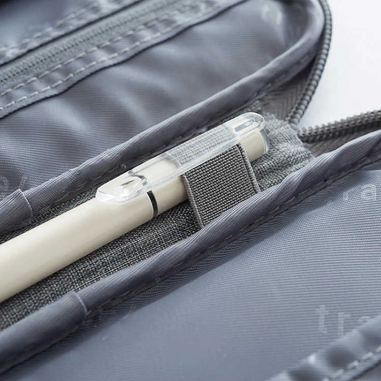 Travelsky custom Cash Tickets Pen Case Travel Document Organizer Passport Holder Wallet polyester Credit Card Holder