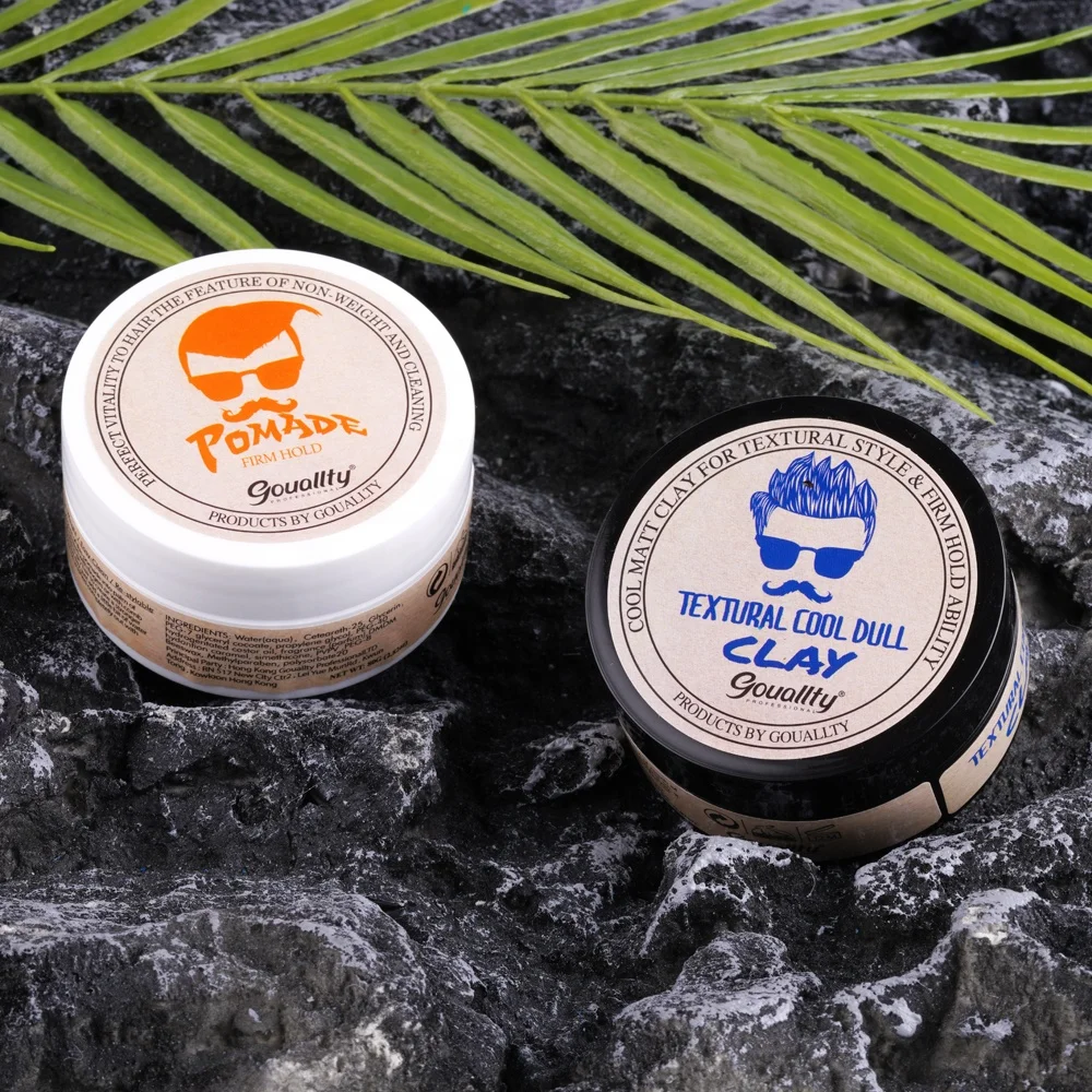 Natural Matte Hair Paste Clay Waterproof Hair Styling Wax Hair Clay