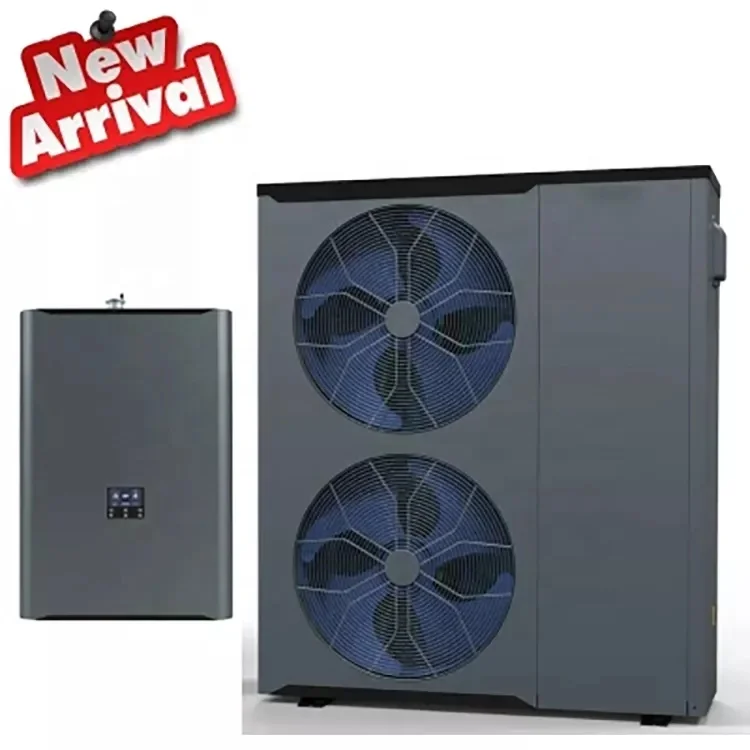 High temperature air source split type water heater hot water controller air to water heat pump for pool