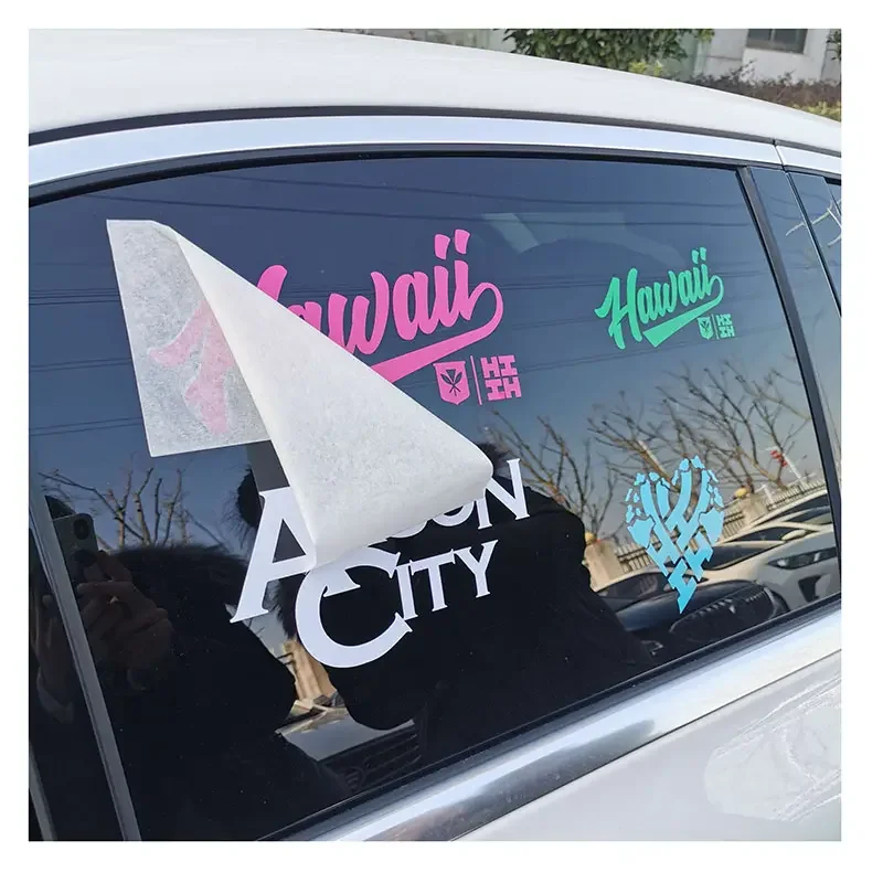 Custom Weatherproof Die Cut Logo Window Sticker Lettering Decals New design Transfer Windshield Bumper Vinyl Car Sticker