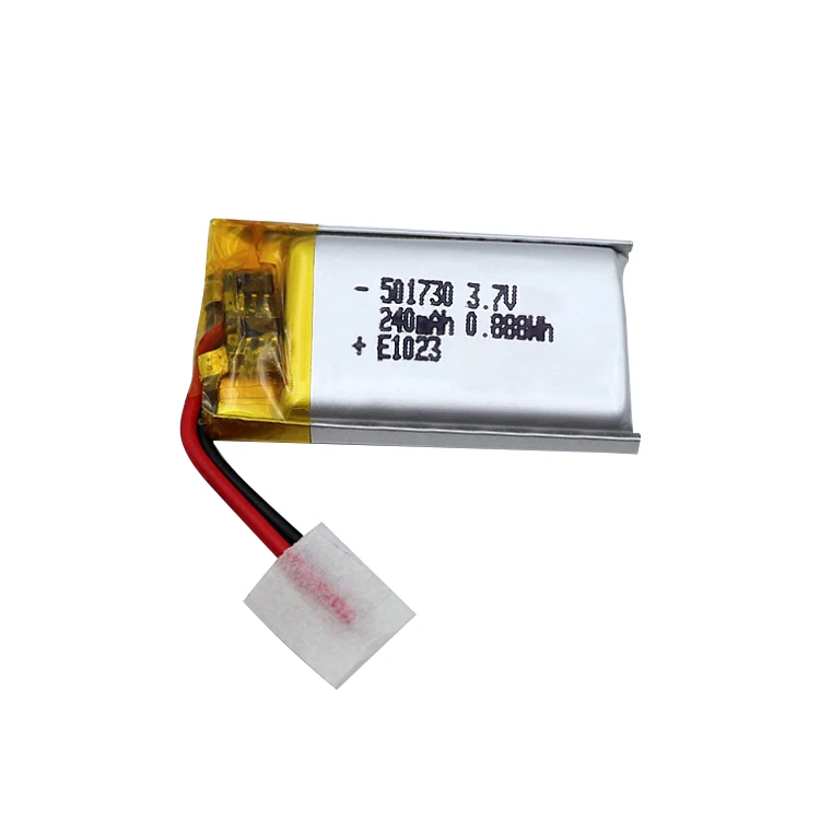 High Quality Rechargeable Small Battery 3.7v 501730 240mah Li-Polymer Batteries 240mah For Mp3 Mp4 Etc