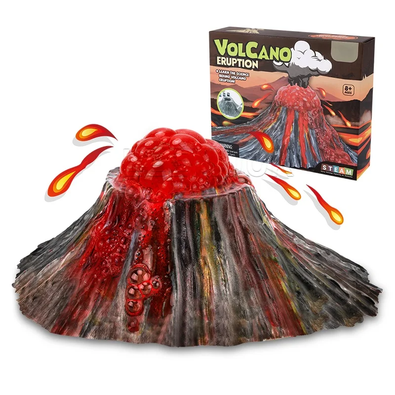 Leemook hot sale children science toys DIY volcano exreriment kit school physics educational toys for kids