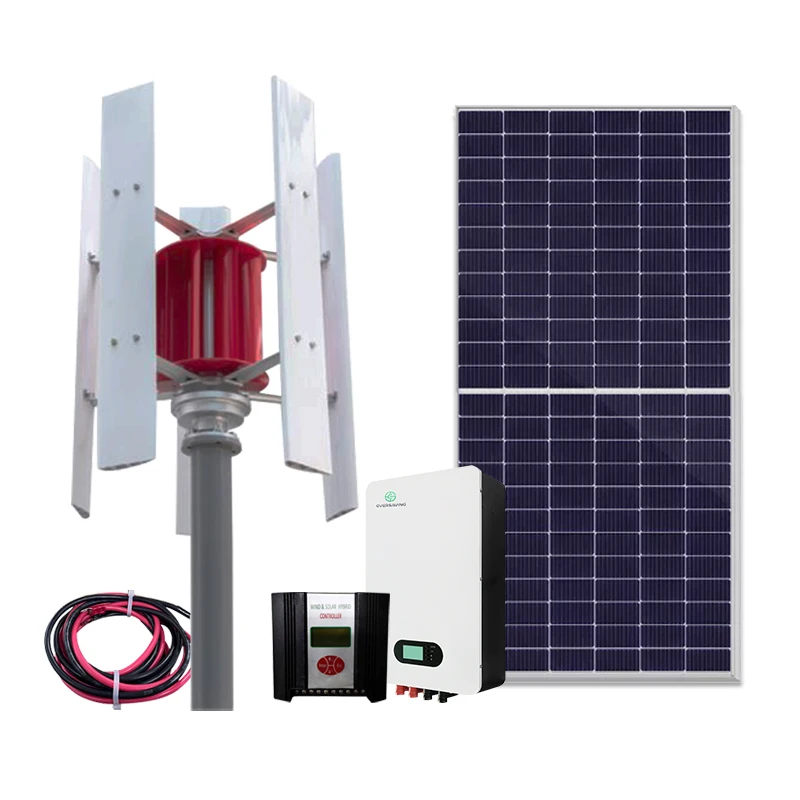 Module Generator Wind Turbine Home 10Kw Power Kit Photovoltaic Hybrid Energy Off Grid Solar And Wind Power System