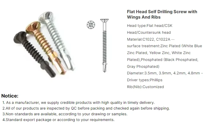 Stainless Steel 410 304 316 Hex Head Self Tapping Self-Drilling Screw  For Roofing Furniture