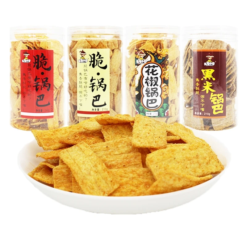 Wholesale delicious grain snacks crispy rice crust wumingxiaozu snacks office snacks