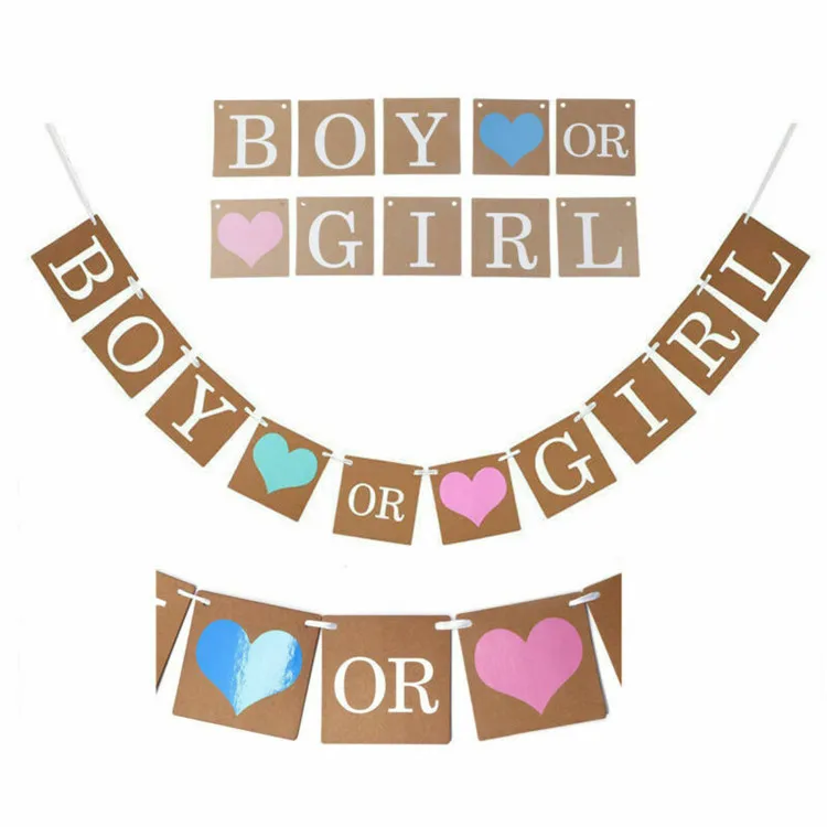 
Gender Reveal Decorations Gender Reveal Ideas Neutral Baby Shower Decorations Boy Or Girl Banner 