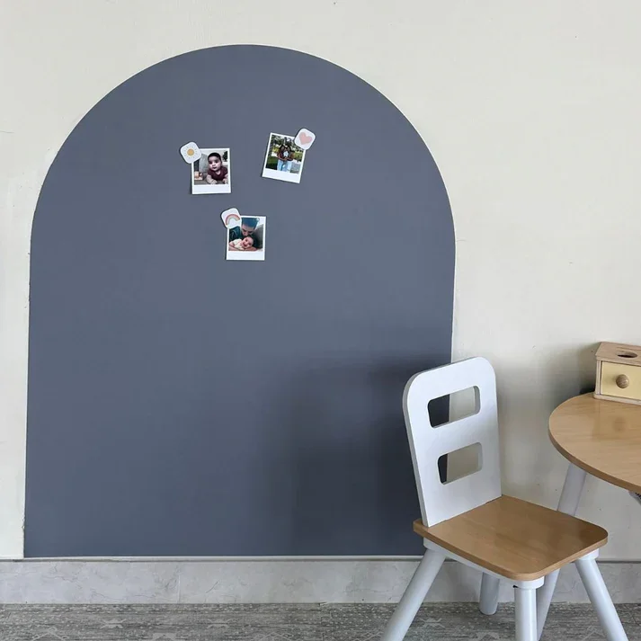 Soft Self Adhesive Magnetic Chalkboard Dry Erase Board Sticker Magnetic Arch Chalkboard for Kids