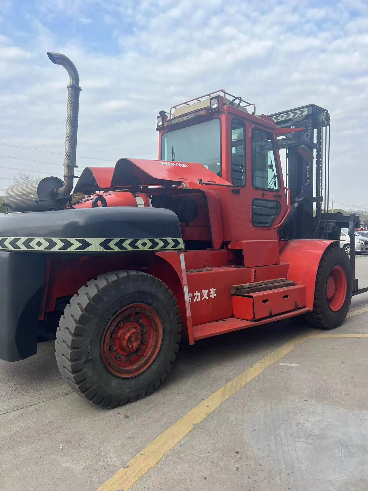 Original Used Forklift Heli Forklift Trucks 16Ton Used Low Price Excavator Machine