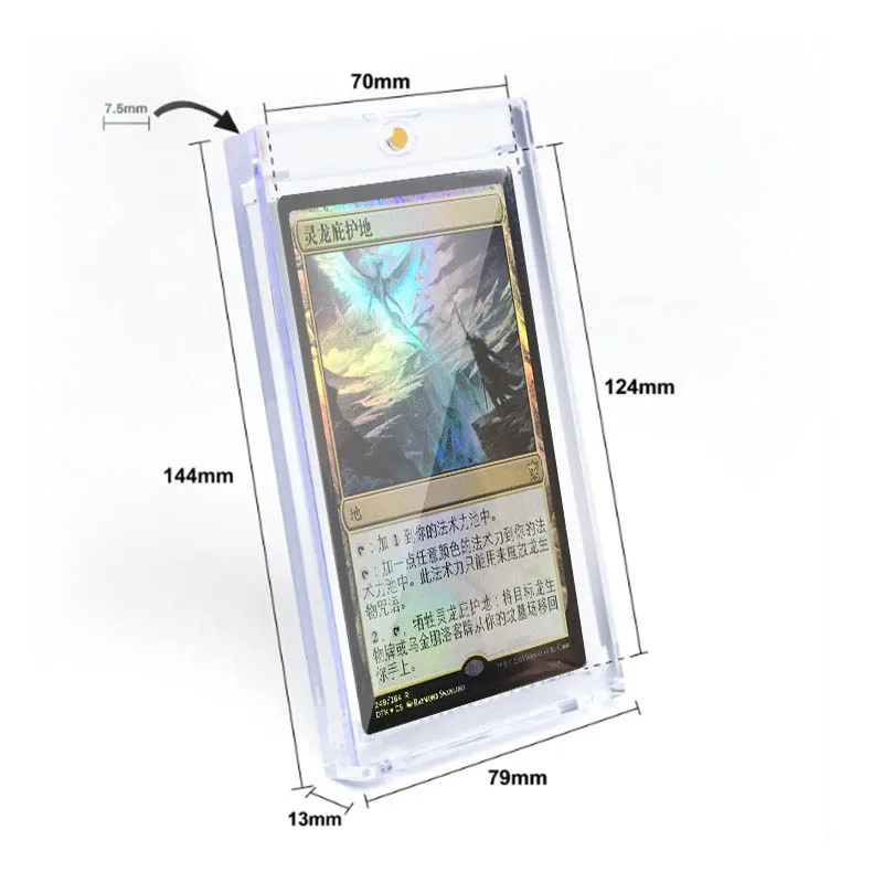 Hot 100pcs 6x9Inch Clear Hard Card Sleeves Pro Safe Transparent PVC Top Loader Case  ACEO MTG Hockey MTG Credit Cards Passports