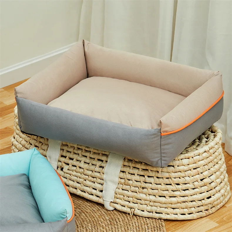 Comfortable Detachable Washable Dog Calming Beds Dog Beds Eco Friendly Small To Large Dog Beds
