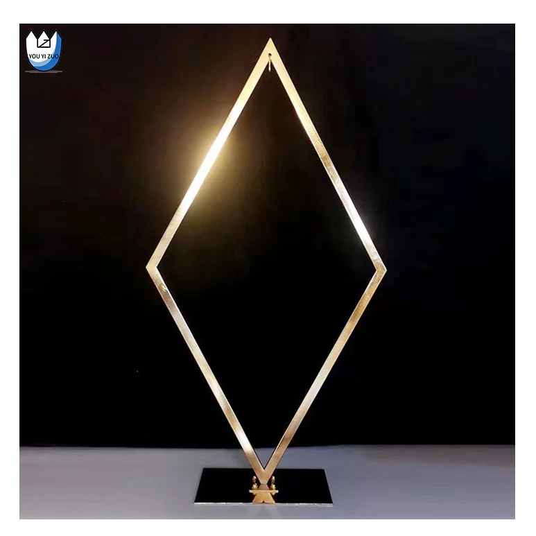 YYZ 6 Heads 124CM  Modern New Design Iron Chandelier Candlestick  Luxury Candelabra Centerpieces Gold Metal Creative Candelabrum