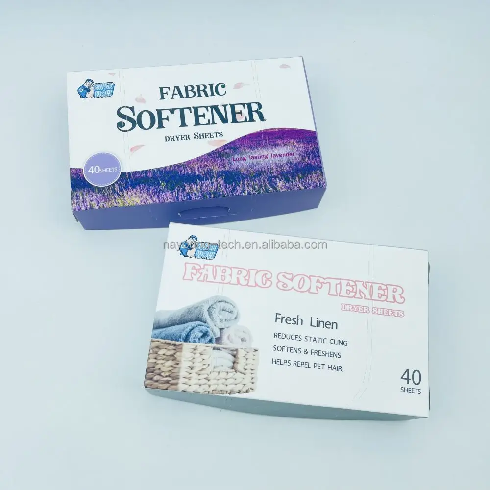 Factory Wholesale Low MOQ Clothing Antistatic And Wrinkle Removal Fragrant Softener Dryer Sheets
