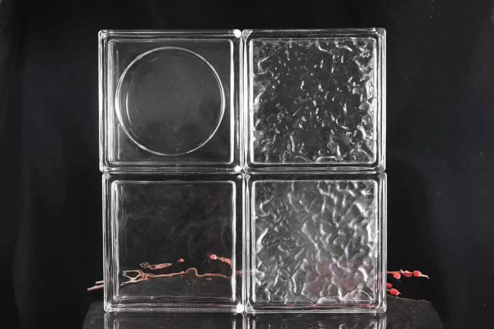 Wholesale Fine Ground Crystal Brick by Manufacturer for Bathroom and Kitchen Wall Decoration