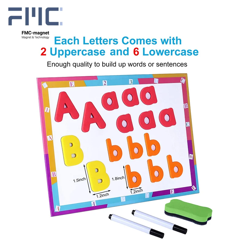 Dropshipping  Magnetic Toy Magnetic Letters And Numbers Fun Alphabet Kit For Kids