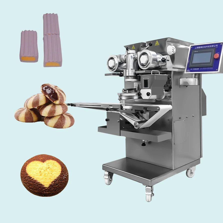 Commercial Industrial small filled fortune cookies encrusting forming machine for making cookies