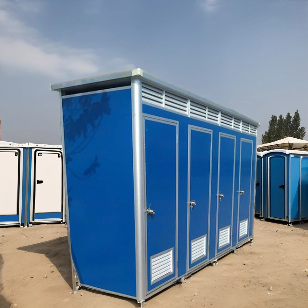 TOPPRE Luxury Prefab Shower Movable Bathroom Wc Automatic Public Toilet Cabin House Detachable Toilet Aluminium Portable Toilet