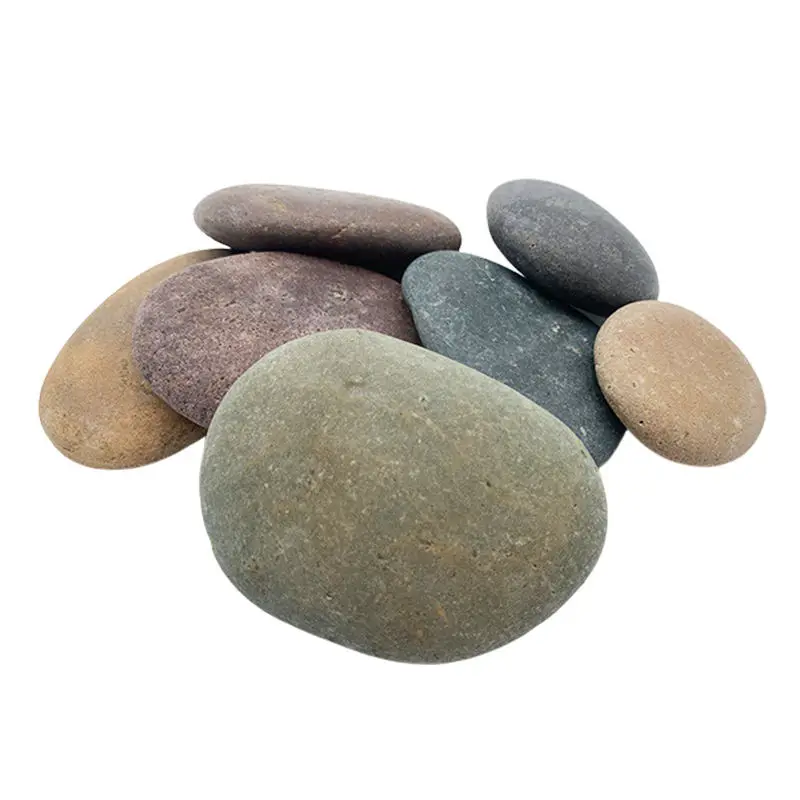 cheap natural river stone garden pebbles decorative mixed color coating pebbles small pebble stone landscape for painting