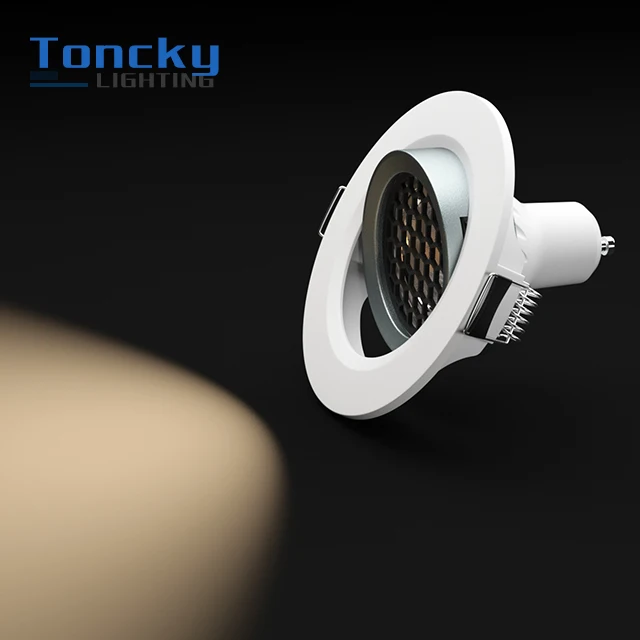 mr16 mr11 gu10 round led spotlight fixture downlight frame led spot light gu10 7w wide angle 120 degree