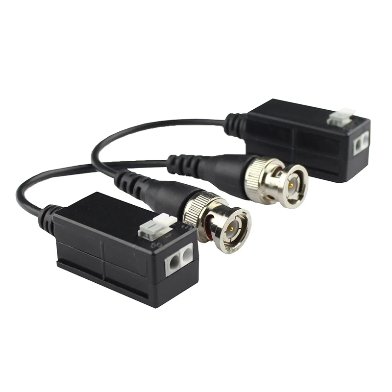 Black video balun best price rj45 video balun cctv camera video balun