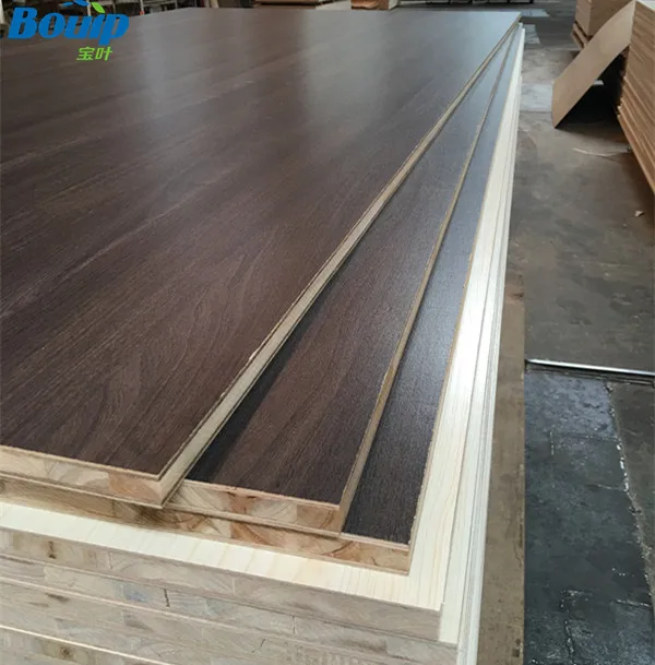 Melamine Laminated Board 18 mm Thickness Block Board