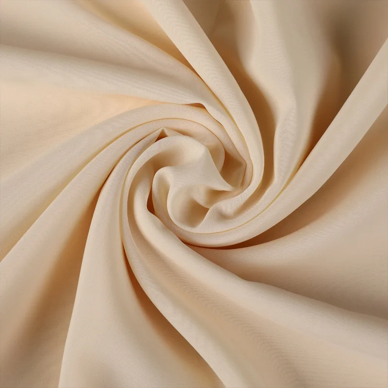 China Factory Supplier 90 Colors Goods 6A Grade 18MM 100% Mulberry Silk Crepe De Chine Fabric in Stock