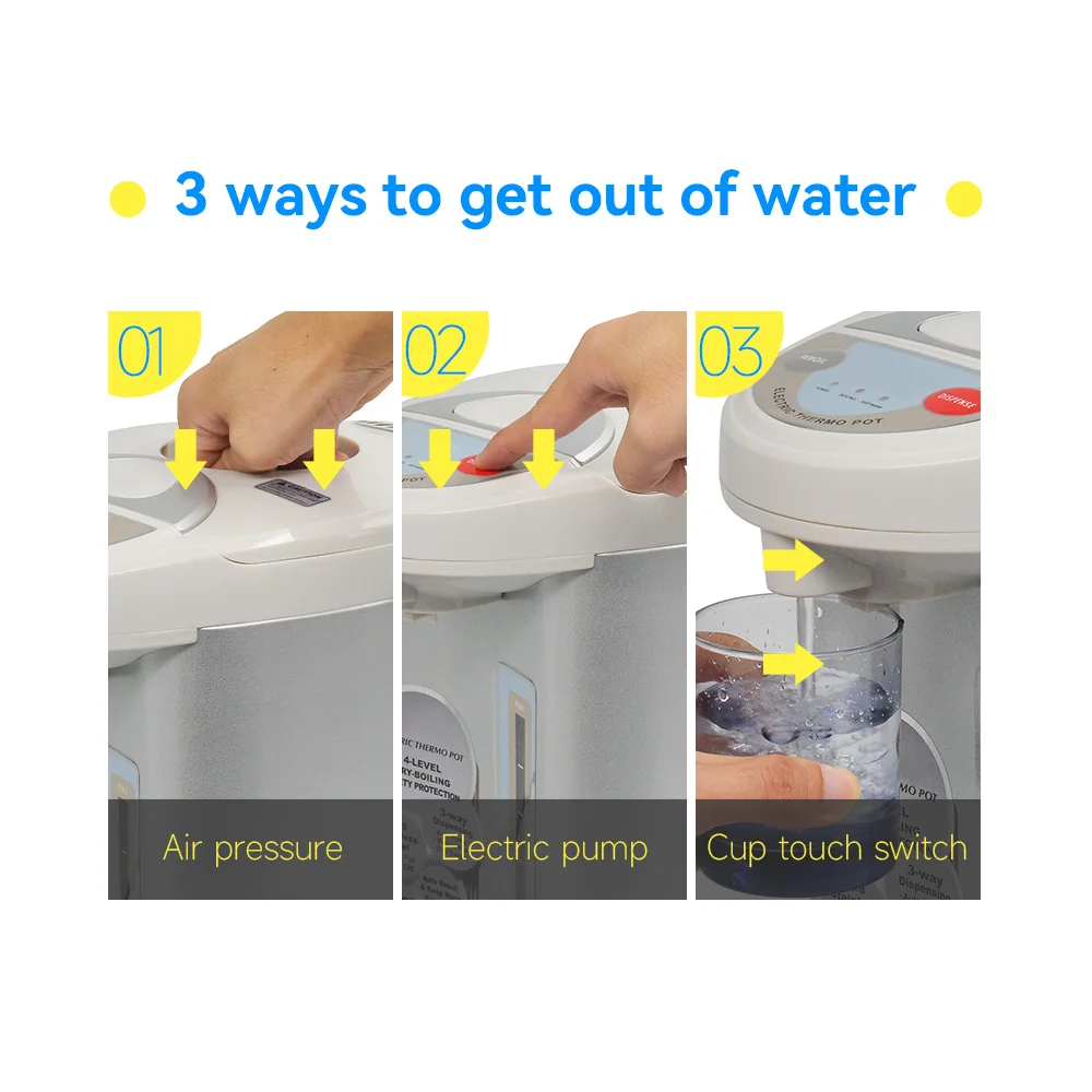 One-button Operation Smart Constant Temperature Electric Thermopot Thermo Pot A Must-have Electric Air pot for Family Dinners