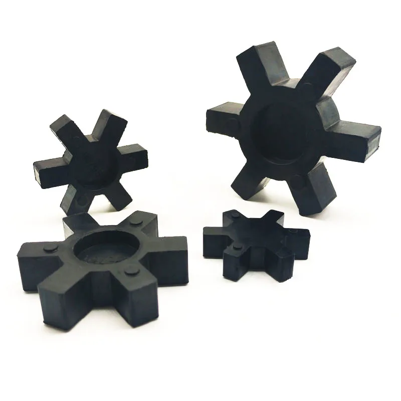 Wholesale L-shaped coupling buffer gasket, hexagonal rubber elastomer L050-L225 rubber plum blossom washer