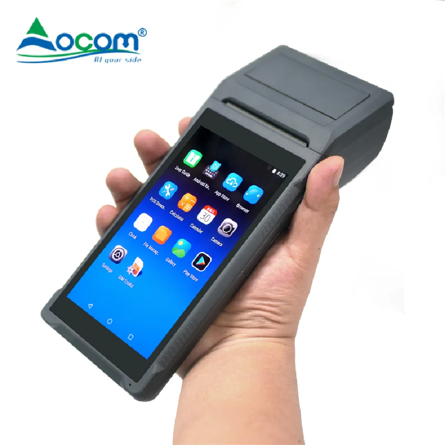 Мобильный Android POS устройство сенсорный экран ручной Pos с 58 мм Термопринтер точка продажи системы