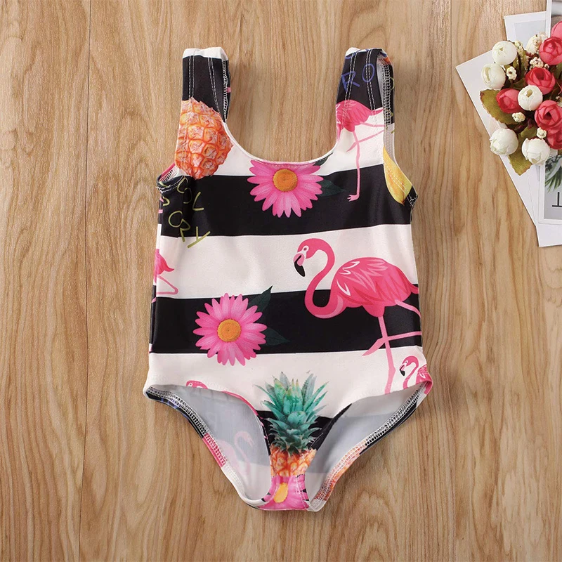 Custom Children Swimwear Girl Cute Baby Swim Bodysuit Wear Beachwear toddler Kids bikini Swimsuit Girls and girls swimwear