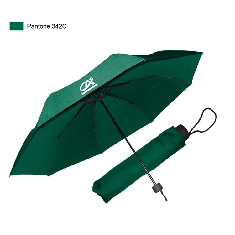 High quality portable metal  colorful anti uv standard size folding cheap 3 fold umbrella