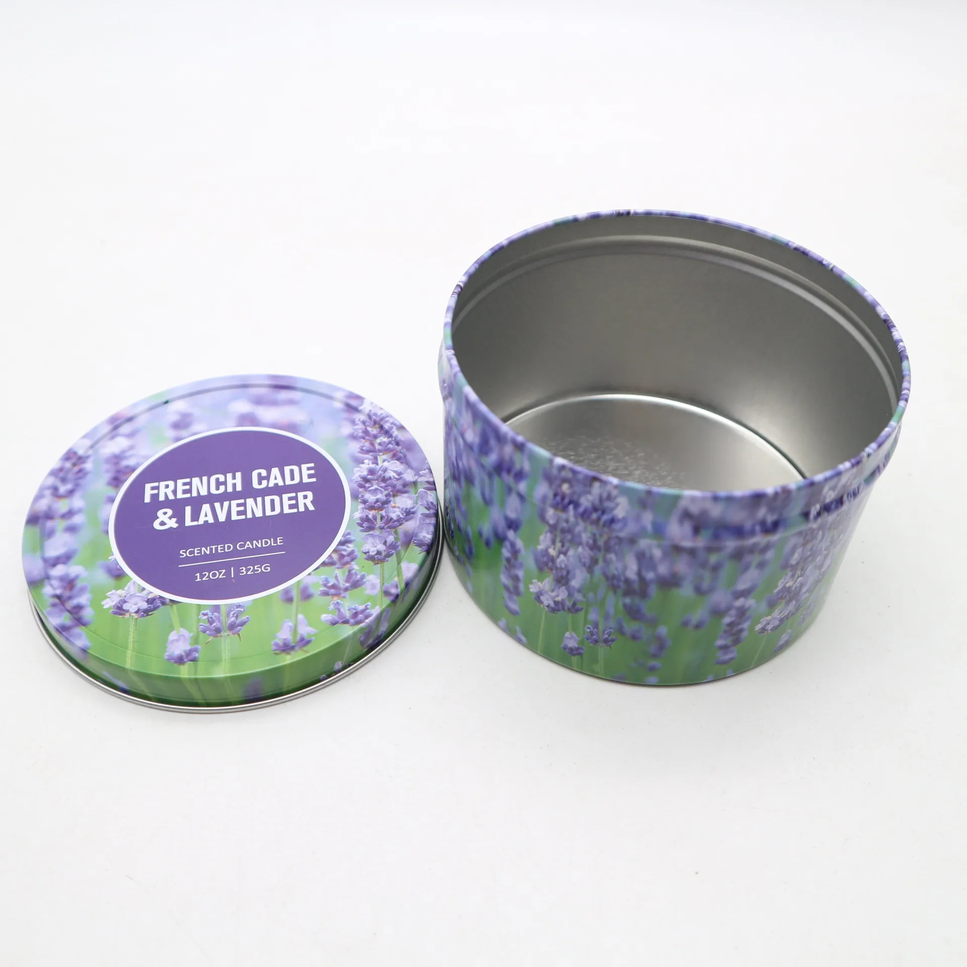 wholesale 16 ounce deep tin container with slip lid 16 oz deep metal tin can