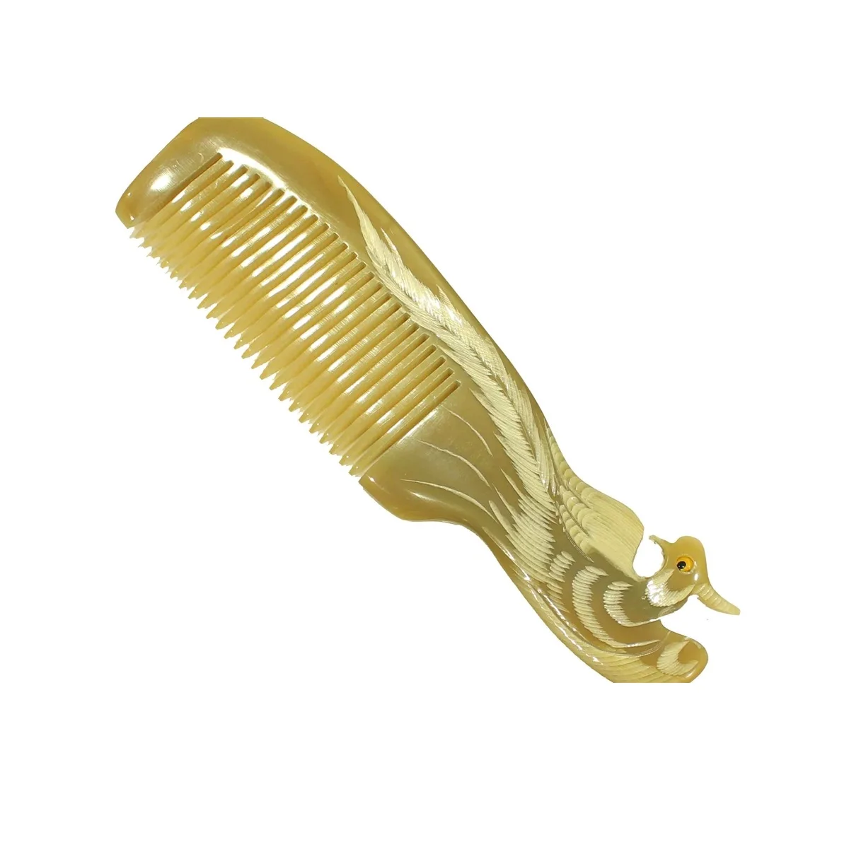 Standard Quality Handmade Antique Quality Natural Horn Comb Buffalo Ox Horn Super Comb for Hair Beard