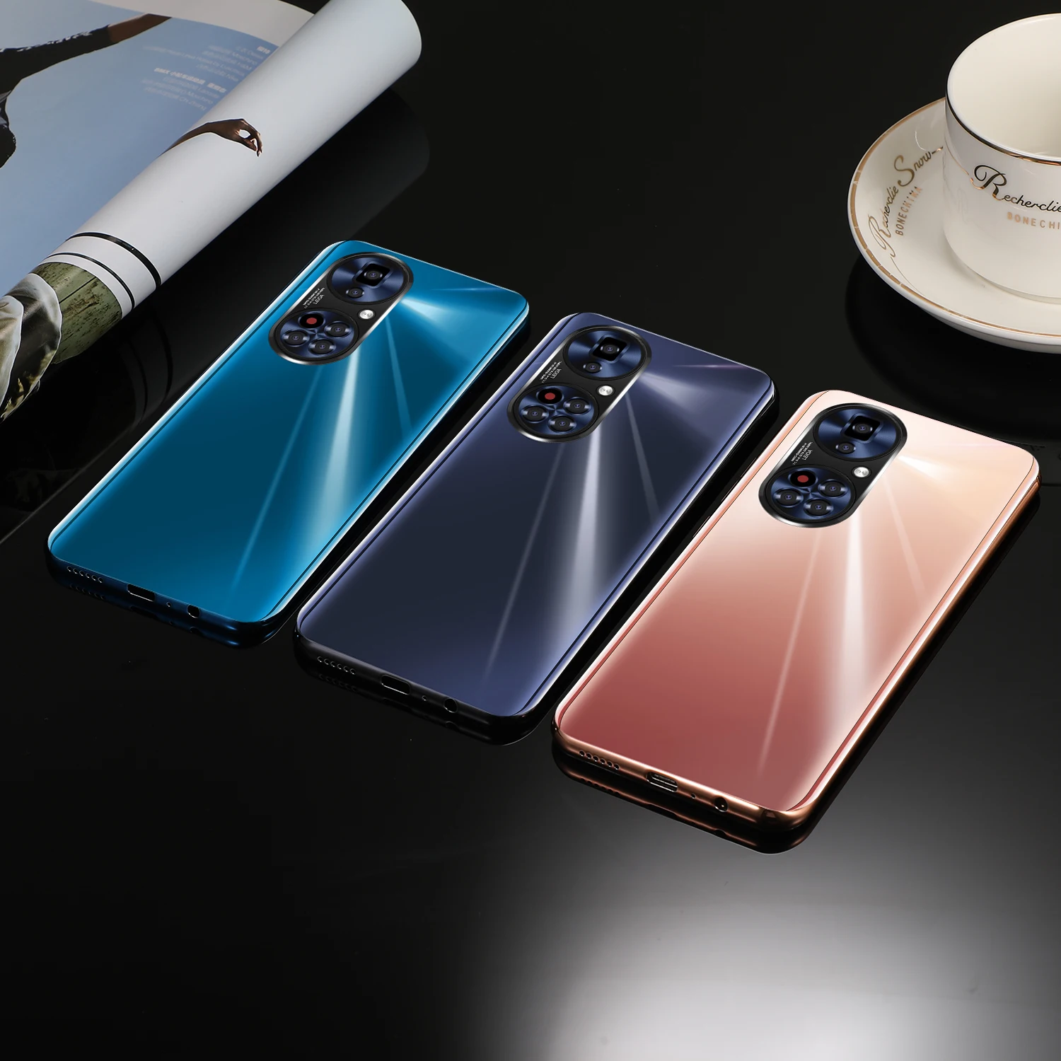 New Style Android Smart Cheap Phone P50pro+7.1-inch  5G Original Unlocked Version 12GB+512GB In-Screen Fingerprint Mobile Phones