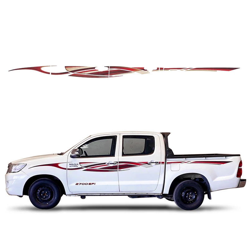Новый дизайн украшения для автомобиля виниловые наклейки 2015 Hilux кузова Toyota пикапа