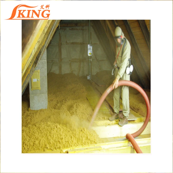 ISOKING insul-fill blow-in mineral wool insulation for attic project