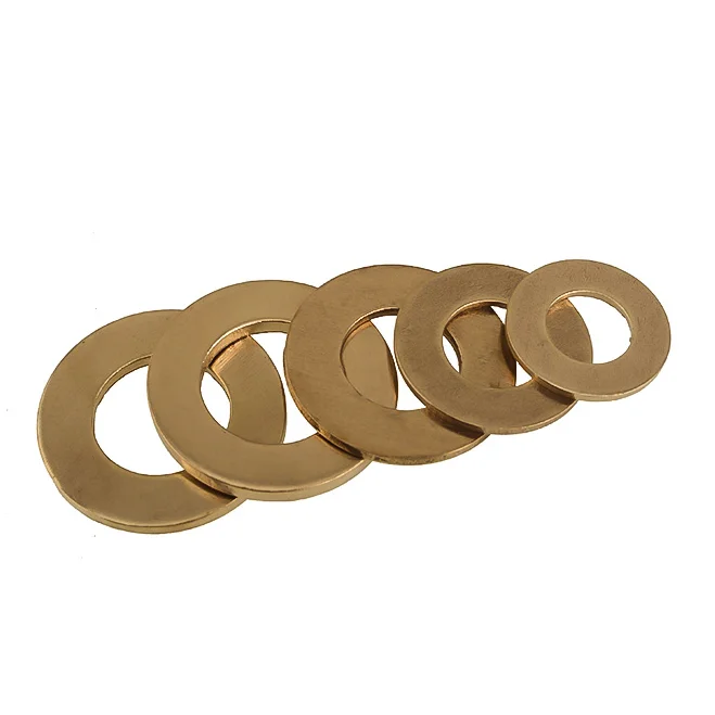 Zhuoqi GB97 copper washer flat washer thickened brass round metal screw flat washer