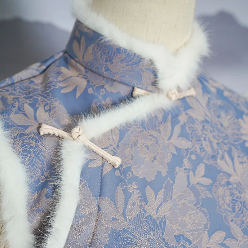 Высококачественное новое улучшенное платье Ципао с вышивкой традиционное китайское платье Ципао