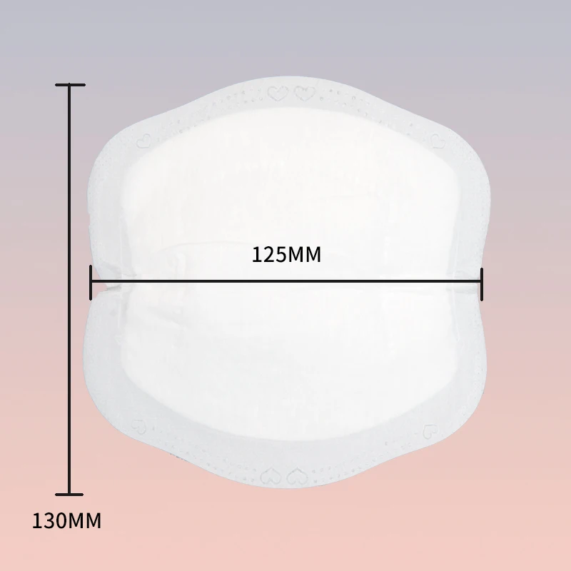 The low-priced breathable, soft, comfortable, Disposable breast pads White translucent outer film
