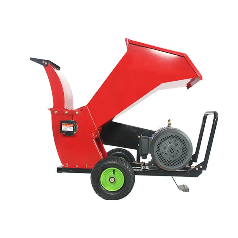 Household Multi Functional Mobile Use Sawdust Making Machine Coconut Shredder Electric Machine Tree Machine Wood Chipper