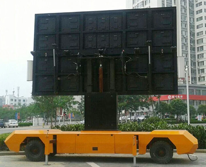 Outdoor Full Color video advertising P4mm Outdoor Truck Bus Car LED Screen Easy Installation LED display mobile truck