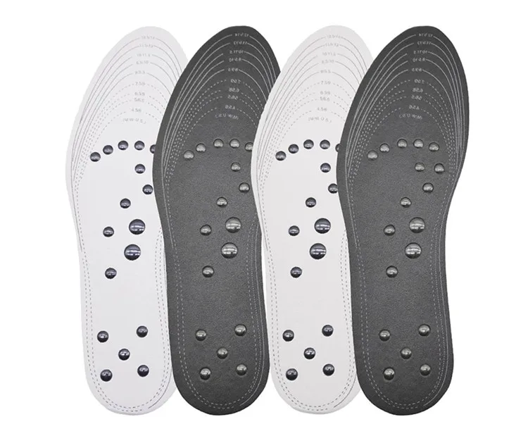 Old People Orthotic Health Coconut Palm Style Gel Light Weight Magnetic Foot Massage Insoles