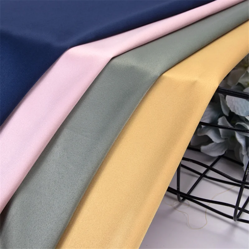 Wholesale 50D*75D 100% Polyester Fabric Satin,Breathable Waterproof Satin Fabric